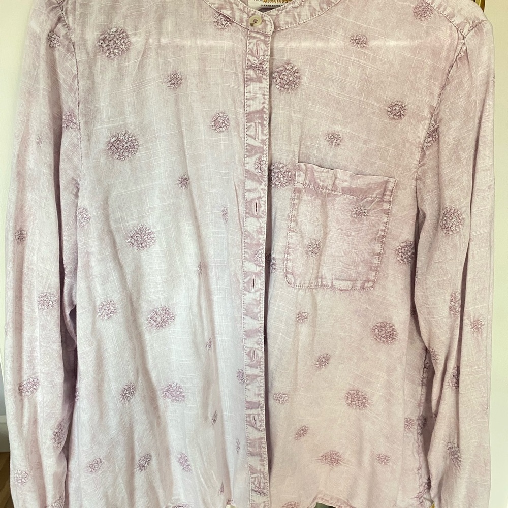 Light Purple Button-Up Shirt